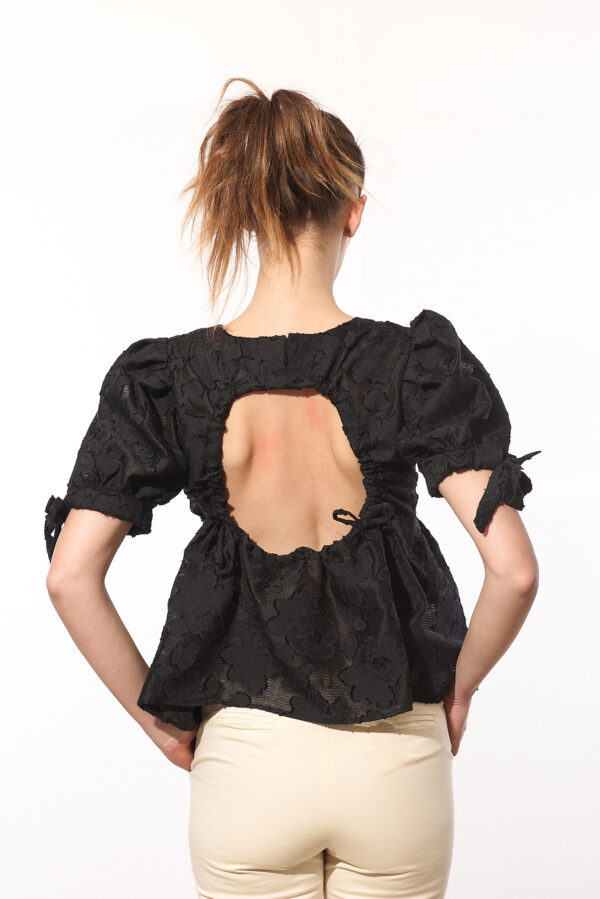 MEIMEIJ BLUSA NERO - immagine 2