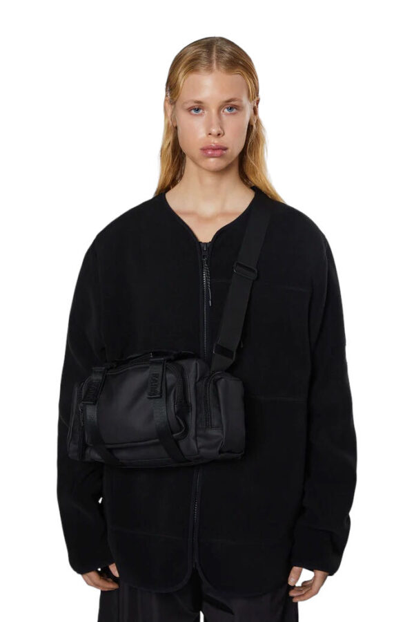 RAINS SS23 TRAIL CROSSBODY BAG BLACK - immagine 4
