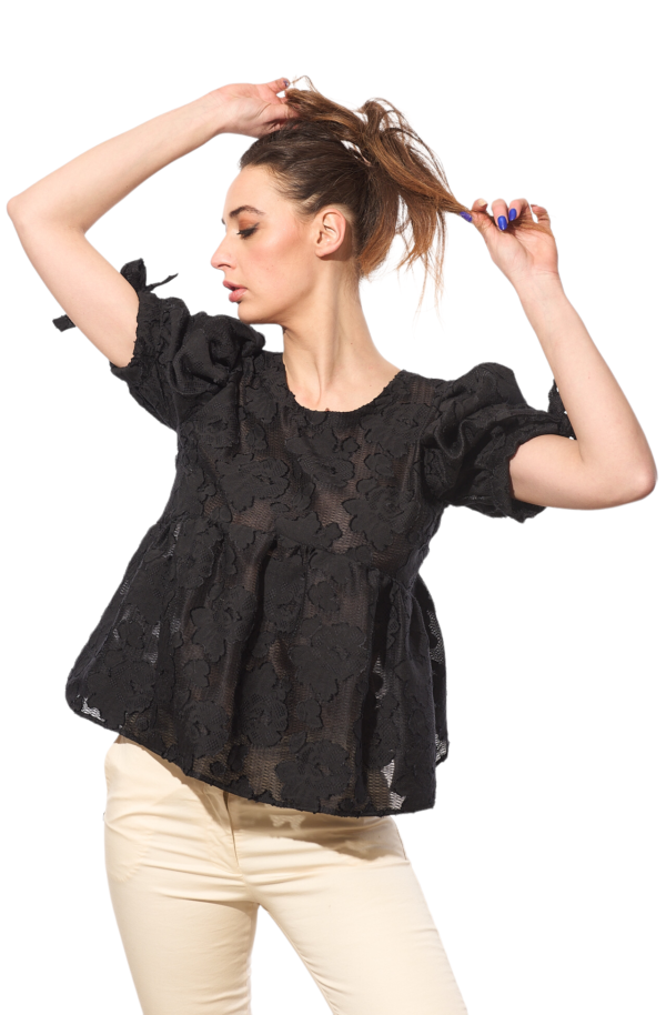 MEIMEIJ BLUSA NERO