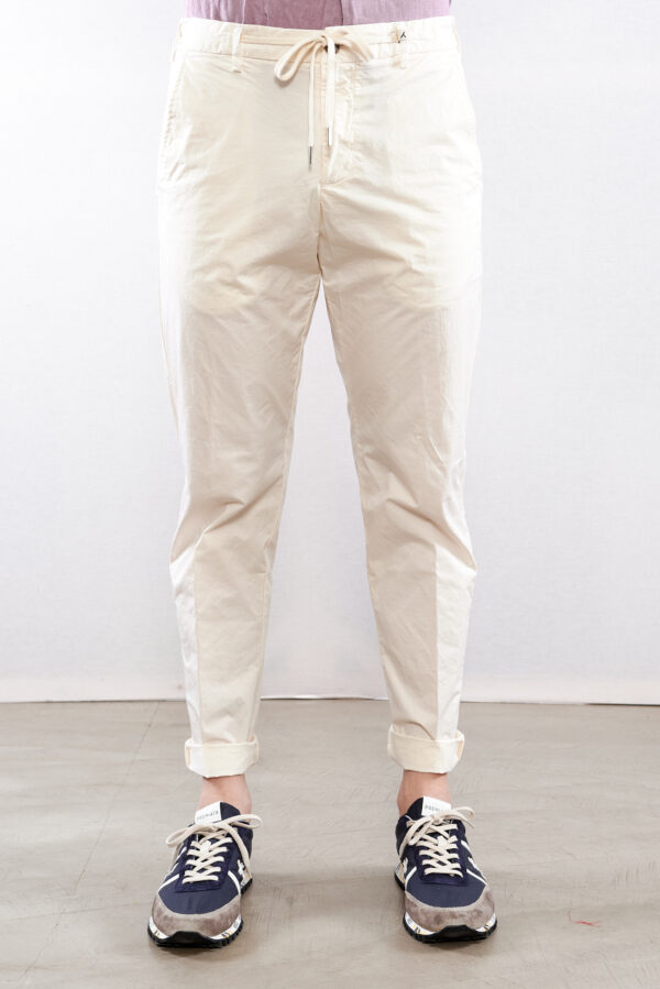 MYTHS PANTALONE COULISSE GESSO - immagine 3