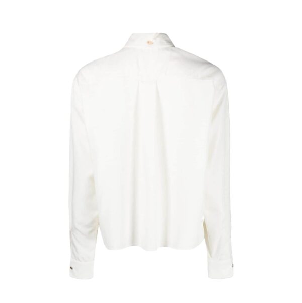 ALYSI POLO FLUID RICAMO BIANCO - immagine 3