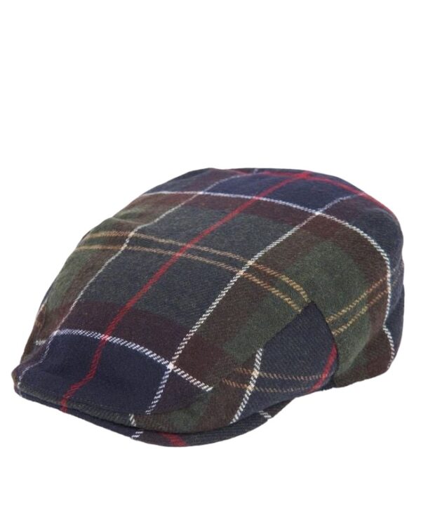 BARBOUR GALLINGALE TARTAN FLAT CAP