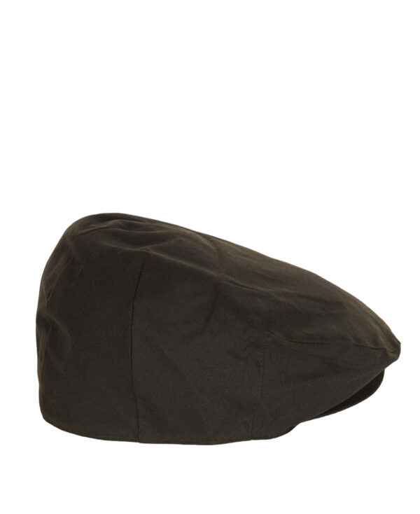 BARBOUR WAX FLAT CAP OLIVE