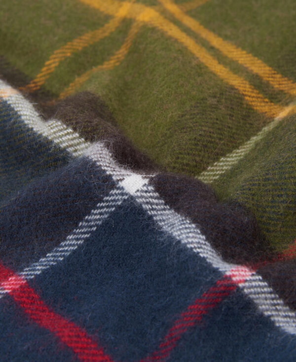 BARBOUR YAXLEY TARTAN SCARF - immagine 4