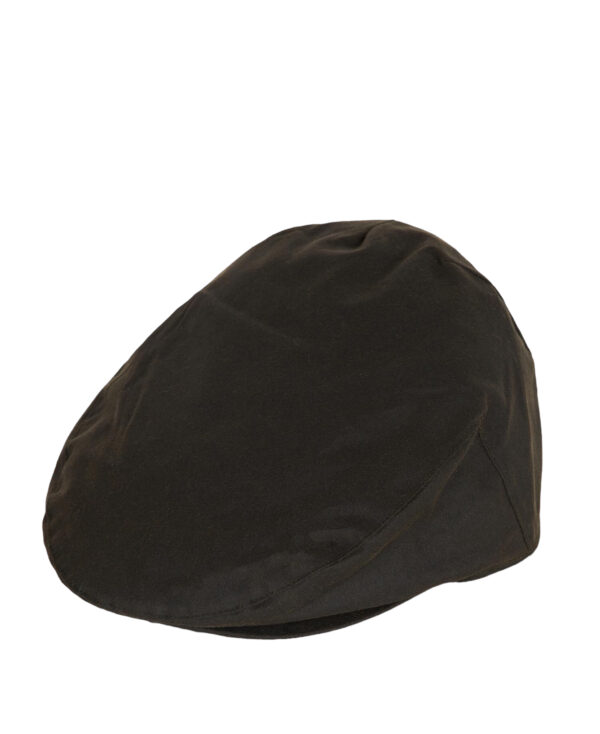BARBOUR WAX FLAT CAP OLIVE - immagine 2