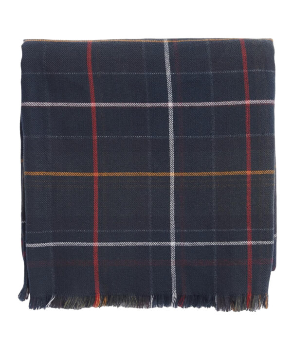 BARBOUR W MONTIETH SERAPE SCARF TARTAN - immagine 5