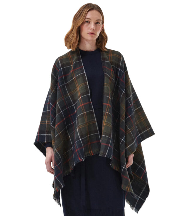 BARBOUR W MONTIETH SERAPE SCARF TARTAN