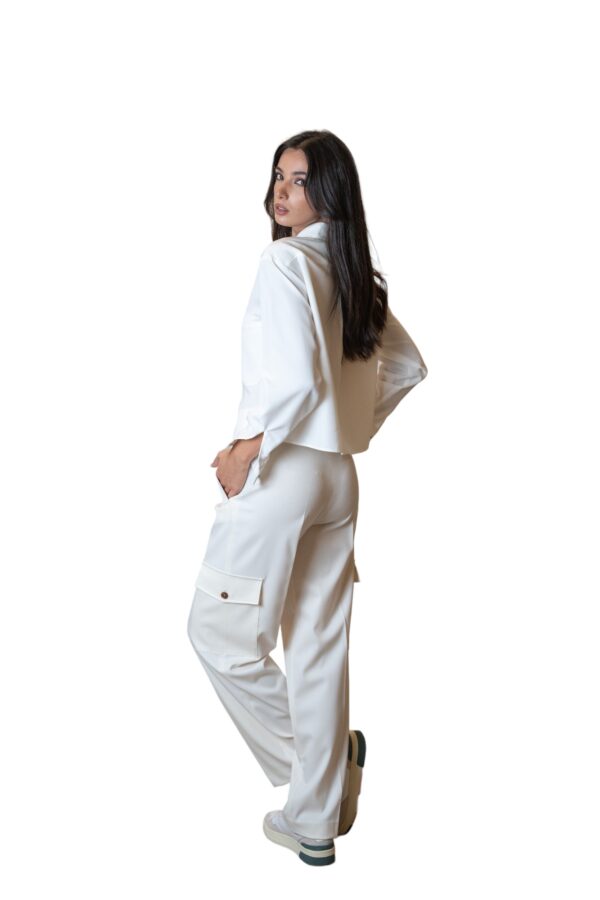 ALYSI POLO FLUID RICAMO BIANCO - immagine 7