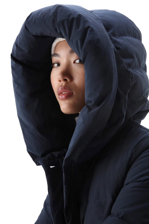 WOOLRICH PUFFY PRESCOTT PARKA MELTON BLUE - immagine 5