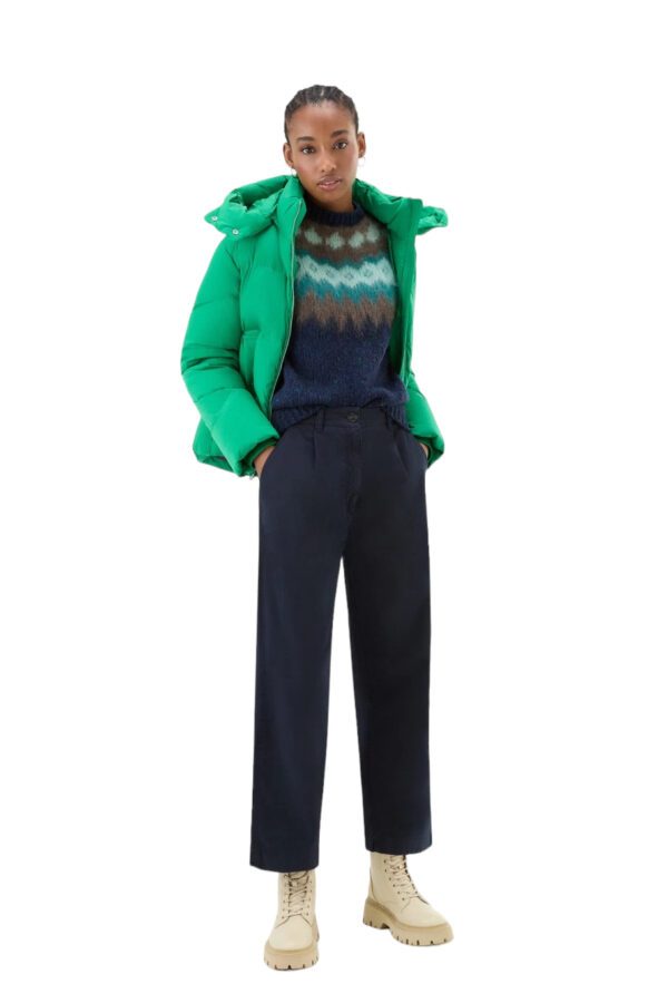 WOOLRICH FAIRISLE PULLOVER MELTON BLUE - immagine 3