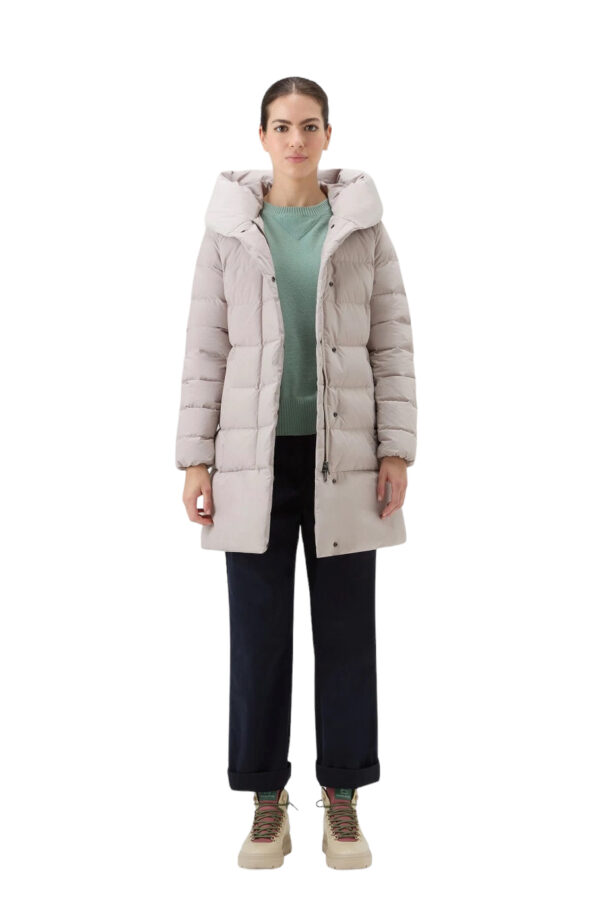WOOLRICH PUFFY PRESCOTT PARKA TAUPE - immagine 3