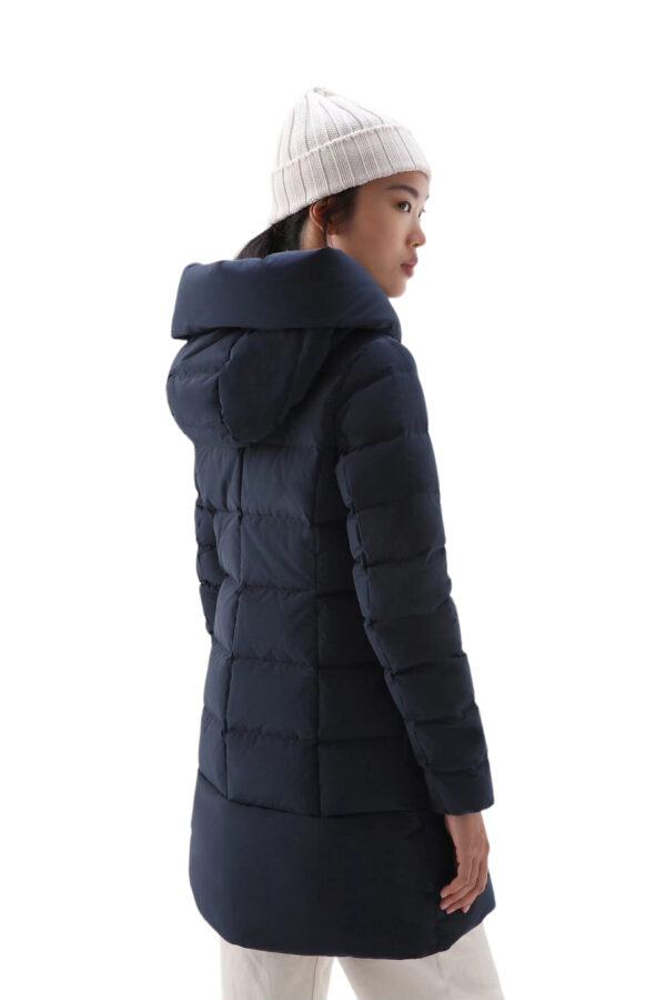 WOOLRICH PUFFY PRESCOTT PARKA MELTON BLUE - immagine 4